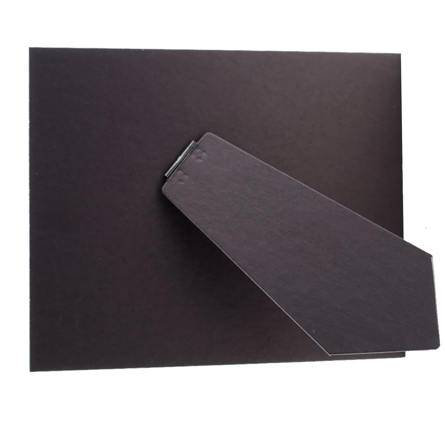 10 Pack of 8.5x11 Cardboard Easel Backs with 2 Metal Hangers for Tile, Art, or Picture frames