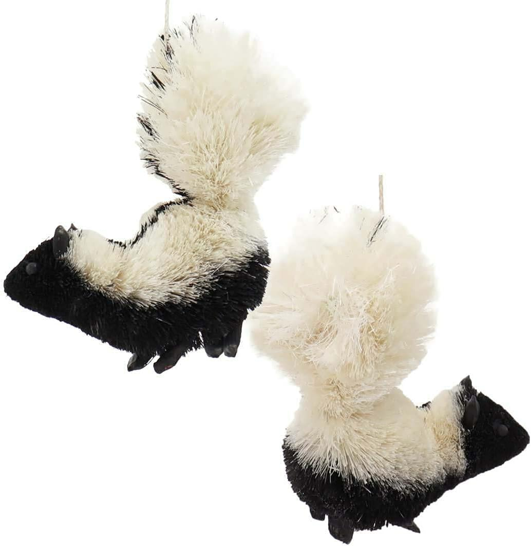 Kurt Adler Buri Woodland Animal Decorative Holiday Ornament Set (5 Pack)