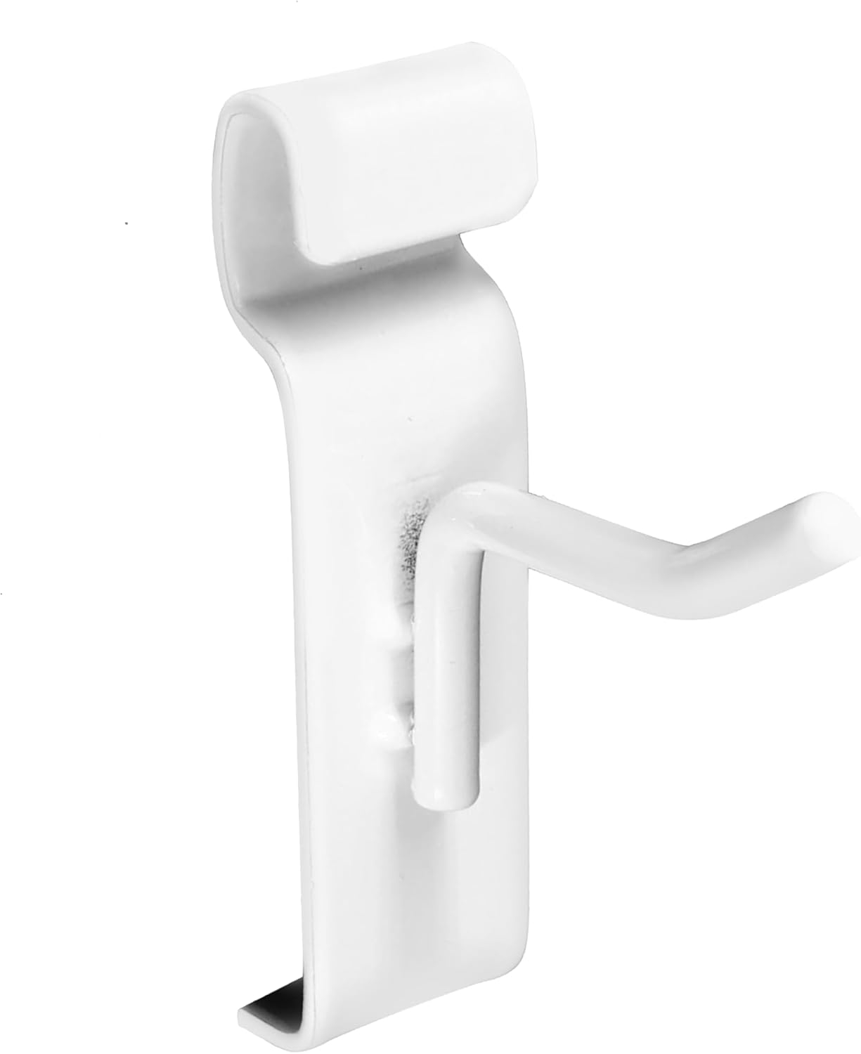 SSWBasics 2 inch White Peg Hook for Wire Grid - Pack of 50 - Durable Grid Wall Accessory - Perfect Gridwall Hooks for Retail  Thrift  Boutique  Garage  Home Organization and Display