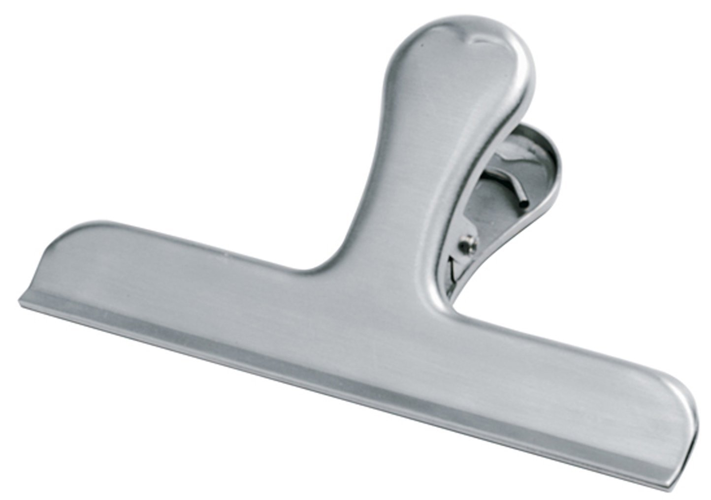 Brushed Stainless Steel Jumbo Airtight Bag Clip