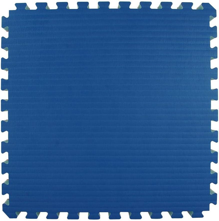 Greatmats Home BJJ MMA Interlocking Puzzle Tile Mats for Grappling, Judo, Jiu Jitsu, Dojo Sports Mat Flooring, Red/Blue 10 pack, 2x2 Ft x 1.5 Inch