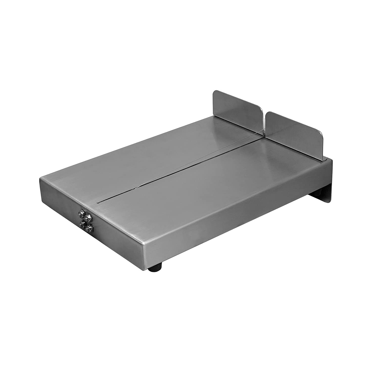 Heavy-Duty Stainless Steel Commercial Cheese Cutter with Non-Slip Feet