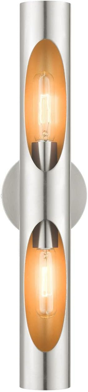 Livex Lighting Novato 2 - Light Wall Light in  Brushed Nickel