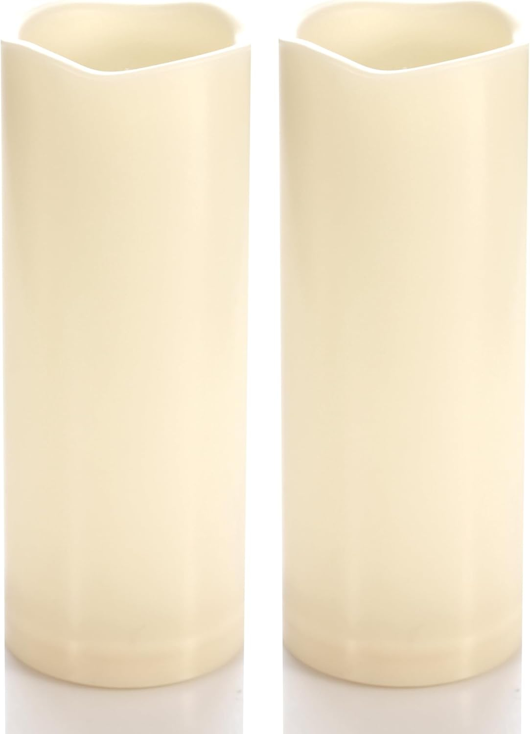 Outdoor Waterproof Flameless LED Pillar Candles with Timer Long Lasting Indoor Battery Operated Electric Flickering Candle Lights for Halloween Christmas Home Wedding Party Décor Gift Choice 3-Pack