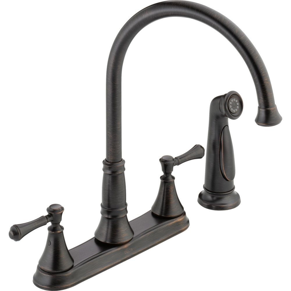 Cassidy Double Handle Kitchen Faucet with Side Spray