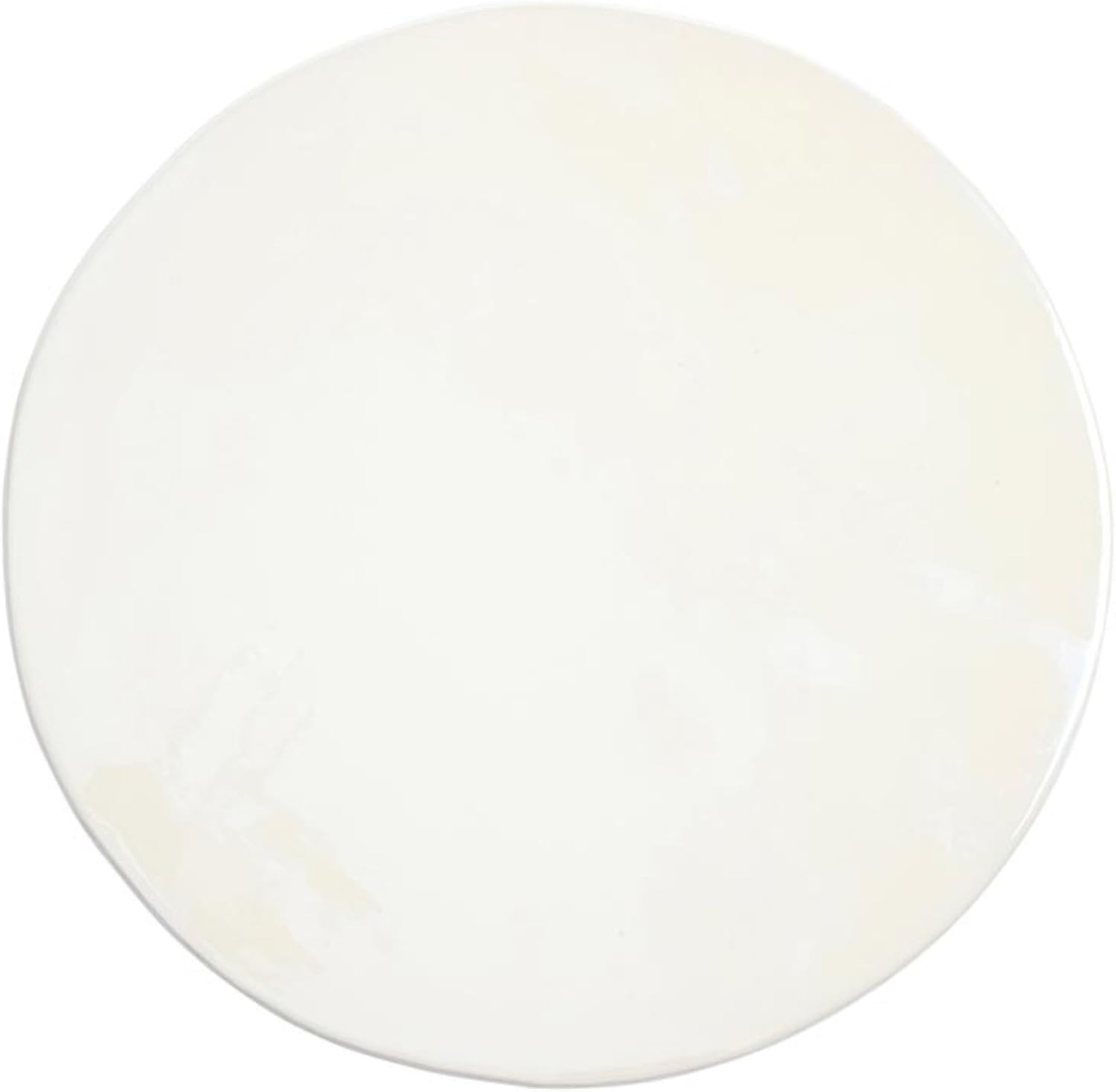 Santa Barbara Design Studio Ceramic Cake Stand Luster Dessert Display Riser, 11" Diameter x 2" H, White