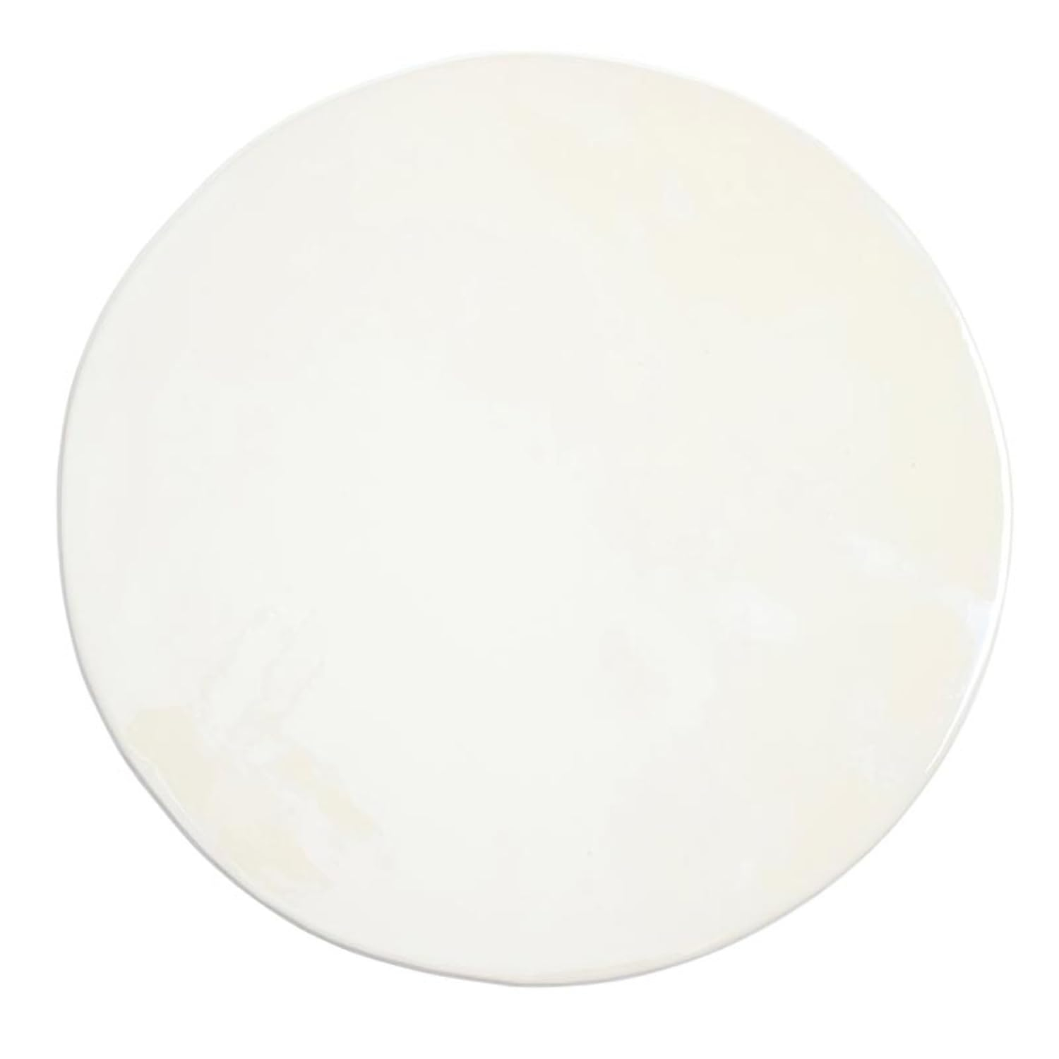 Santa Barbara Design Studio Ceramic Cake Stand Luster Dessert Display Riser, 11" Diameter x 2" H, White