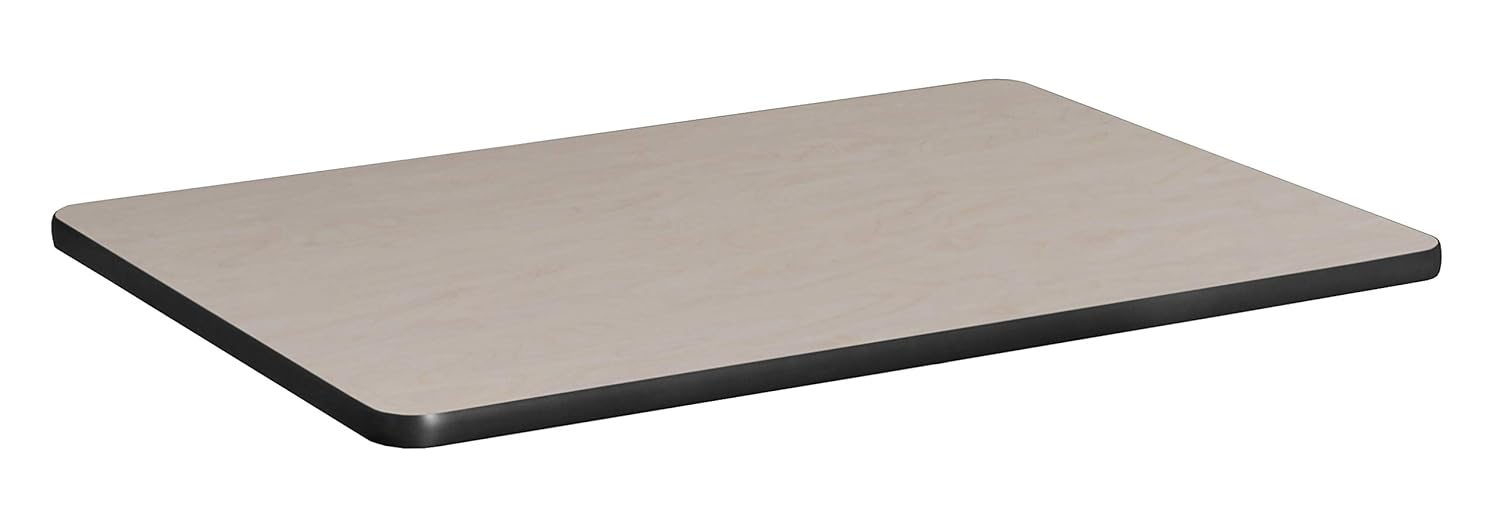 18.5" x 26" Standard Rectangle Table Top- Cherry/ Maple