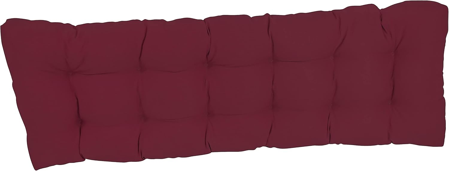 Blazing Needles 55-inch by 19-inch Tufted Solid Twill Bench Cushion
