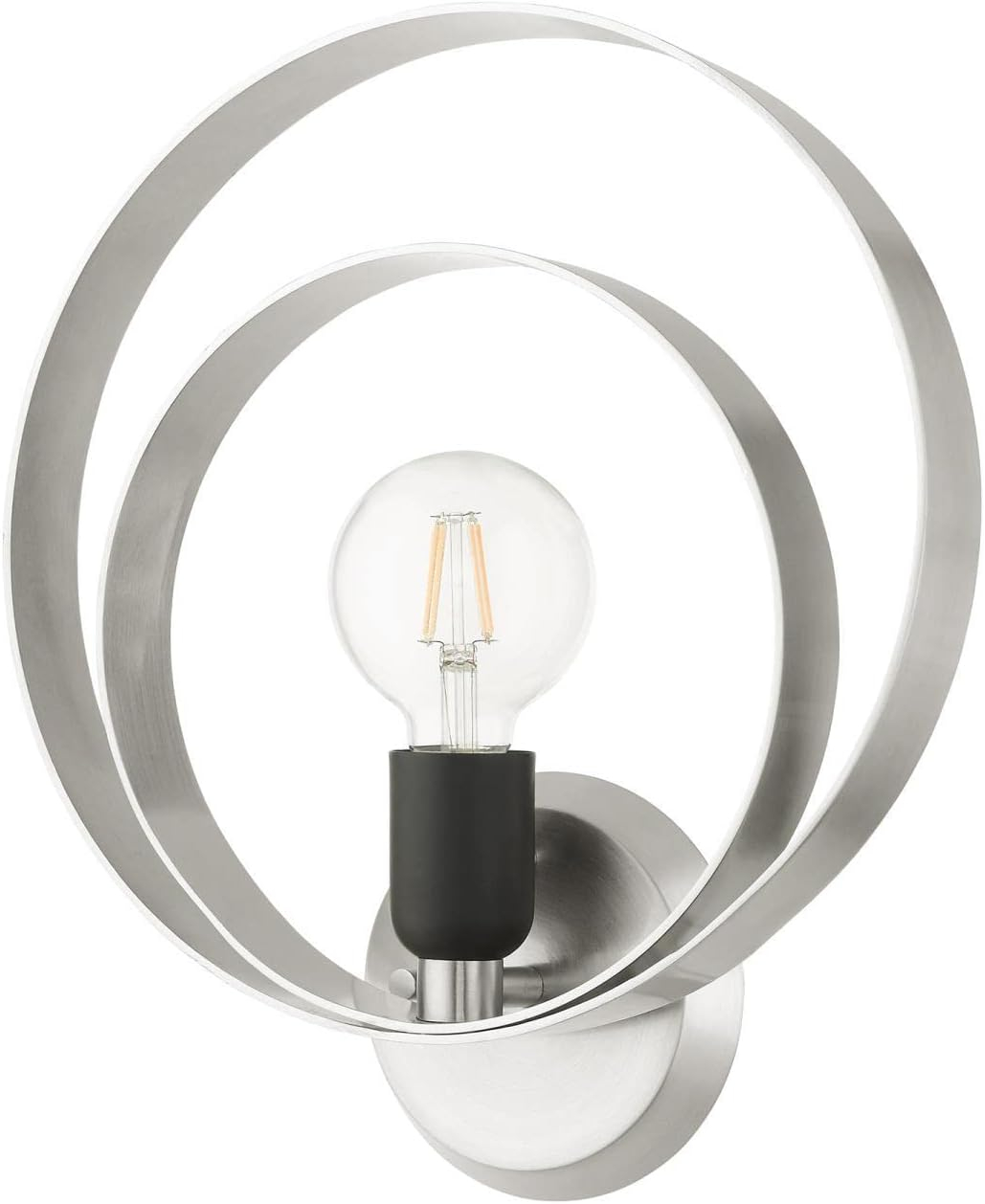 Livex Lighting Modesto 1 - Light Wall Light in  Brushed Nickel