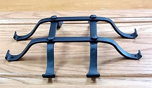 Speakeasy Grille, Standard , Window Grille, Forged Iron, Flared Legs (8 Inch x 10 Inch)