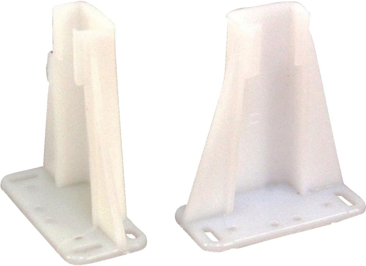 White Durable Plastic RV Drawer Back Socket Set