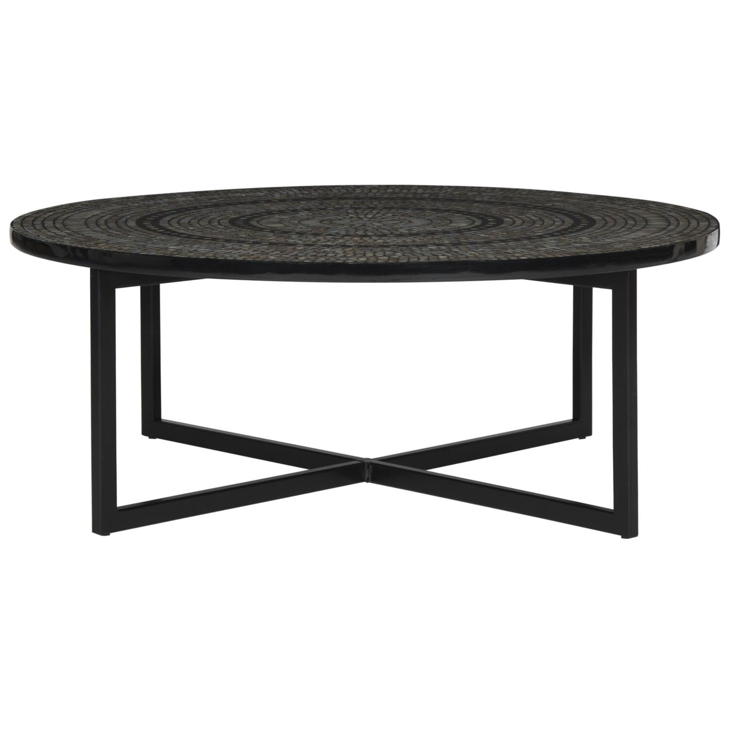 Cheyenne Coffee Table - Black - Safavieh