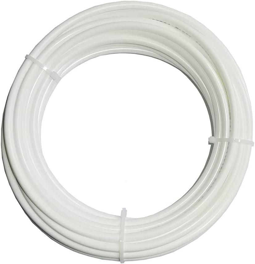 White 1/4 Inch 100 Feet RO Water Tubing Hose Pipe