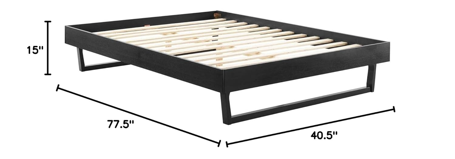 Modway Billie Twin Wood Platform Bed Frame