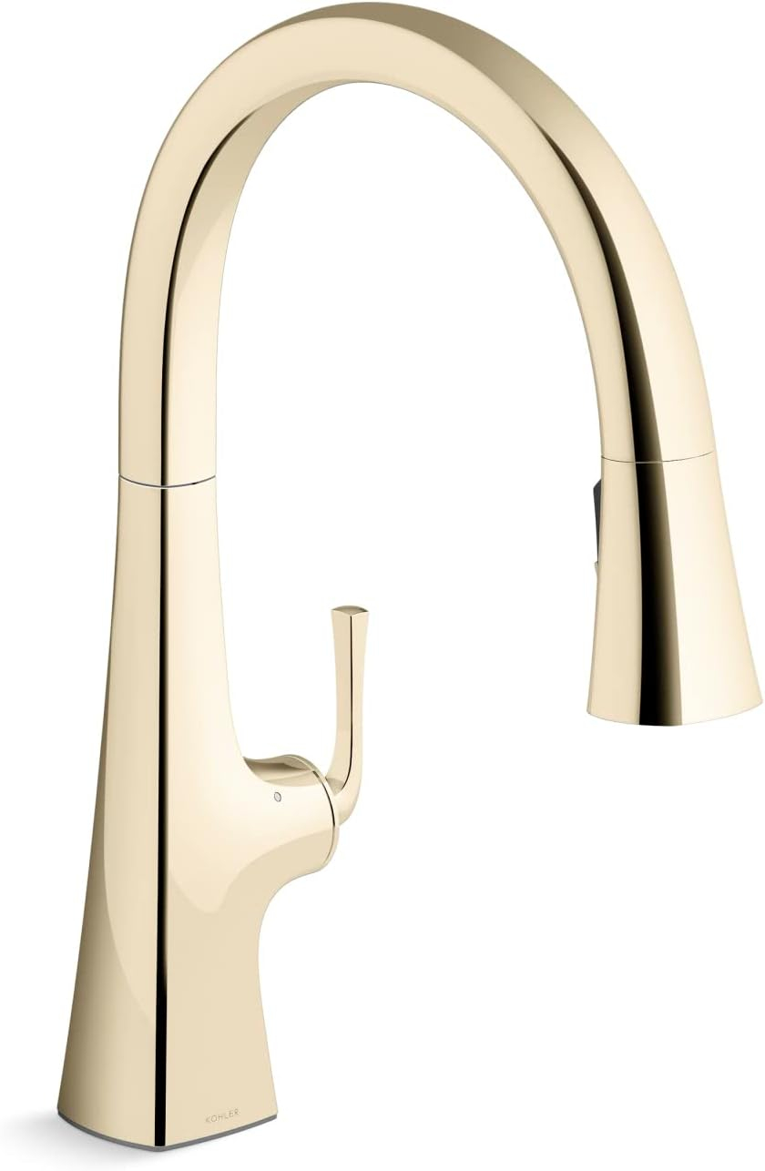 Graze Touchless Pull-Down Kitchen Sink Faucet With Three-Function Sprayhead