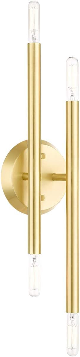 Livex Lighting Soho 4 - Light Wall Light in  Satin Brass