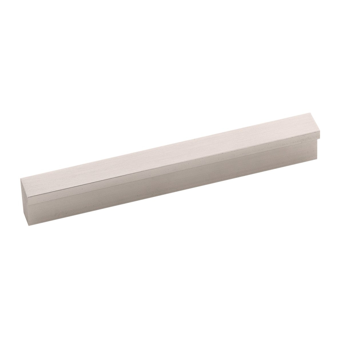 Hickory Hardware 1 Pack Solid Core Kitchen Cabinet Pulls, Luxury Cabinet Handles, Hardware for Doors & Dresser Drawers, 3-3/4 Inch (96mm) Hole Center, Toasted Nickel, Streamline Collection