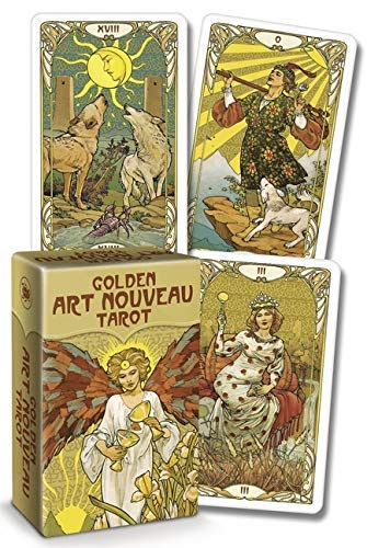 Golden Art Nouveau Tarot: Golden Art Nouveau Tarot Mini (Other)