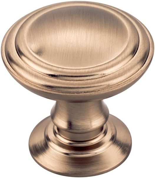 Top Knobs - TK320HB - Reeded Knob 1 1/4" - Honey Bronze - Chareau Collection