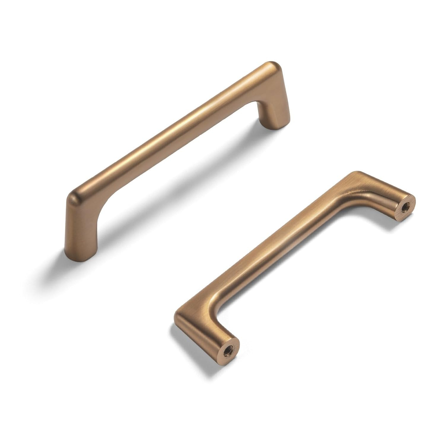 Goo-Ki Champagne Copper Cabinet Pulls with 3.8'' Hole Centers, Zinc Alloy Cabinet Handles for Dresser,Wardrobe,Cupboard- 6 Pack……