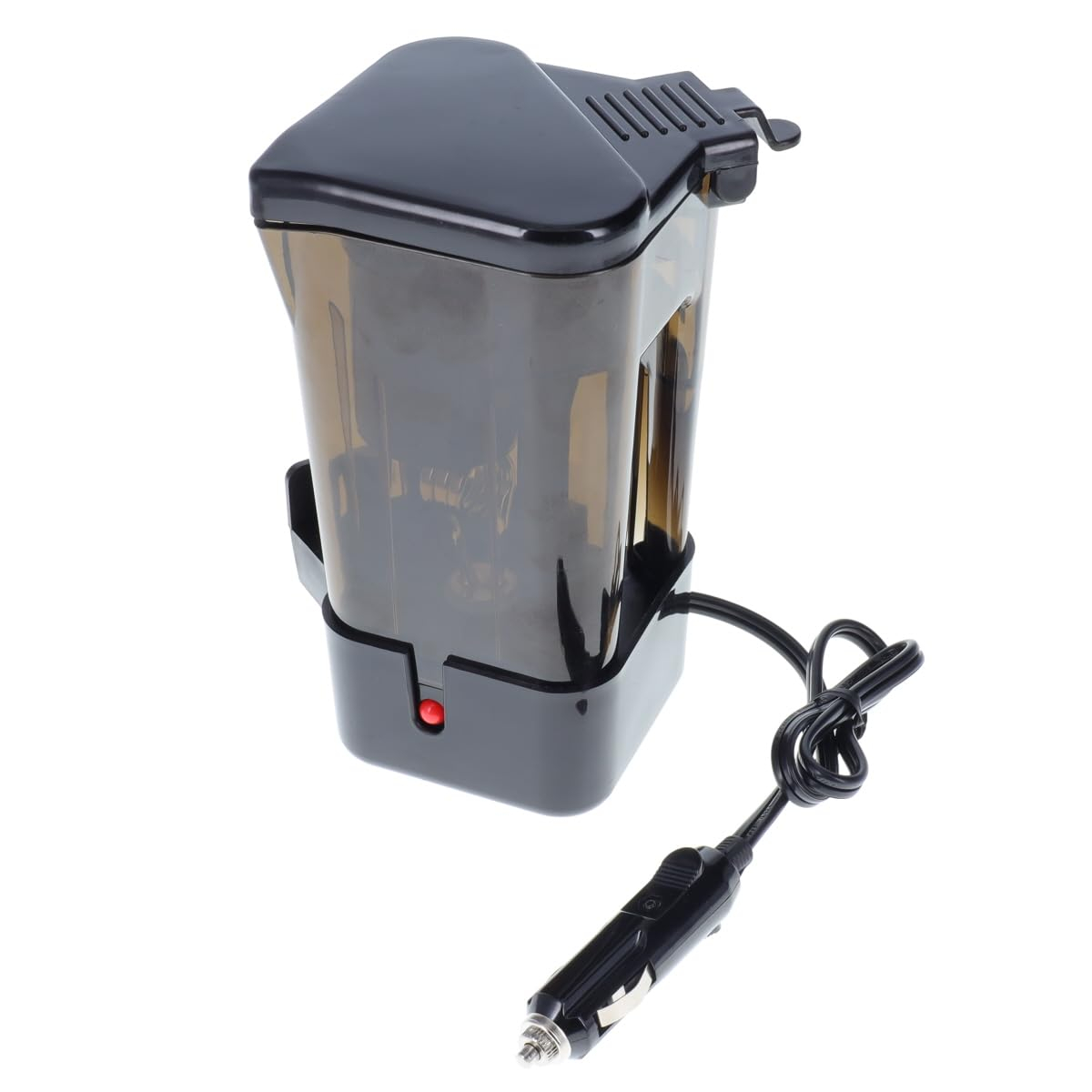 RoadPro 12V 13.5-Ounce Smart Pot II RP5027S - Electric Hot Pot Travel Kettle Tea Portable Water Boiler DC Electric Kettle for Car Truck Van - Clear