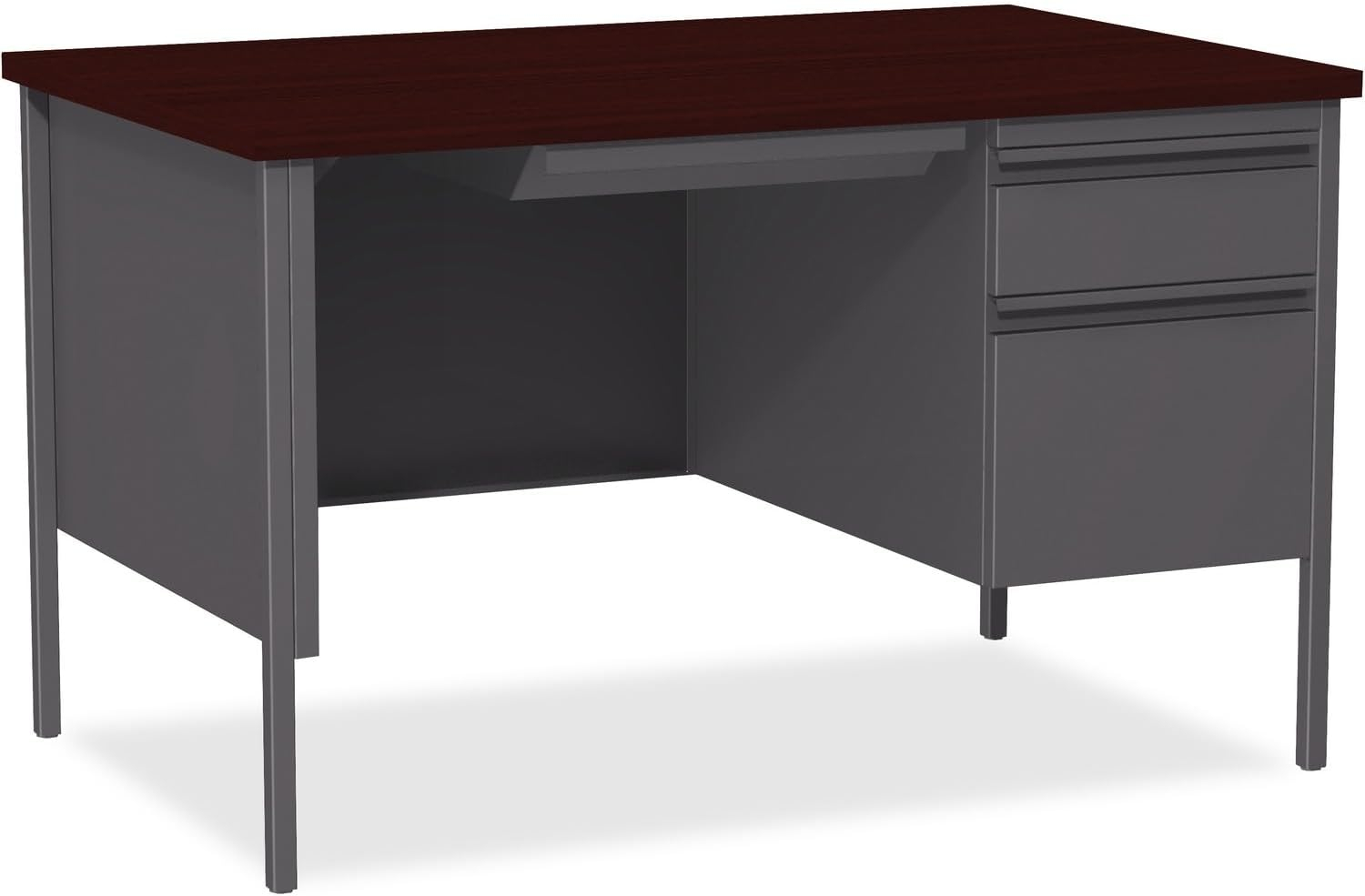 Fortress Series 48" Single Pedestal Desk