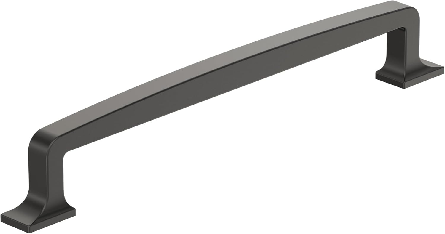 Amerock Westerly 7-9/16 inch (192mm) Center-to-Center Black Bronze Cabinet Pull