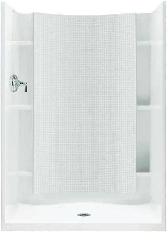 Accord White Vikrell 42" x 36" Four-Piece Shower Kit