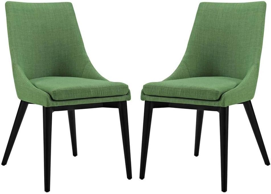 Modway Viscount Fabric Dining Side Chair, Set of 2, Multiple Colors