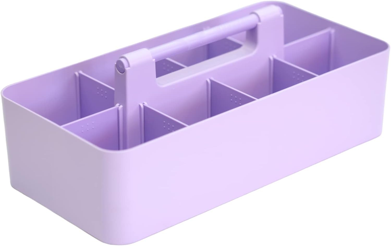 Enjoy Organizer 8-Compartment Desk Organizer & Pencil Holder, Purple, 1 Pack Made in USA