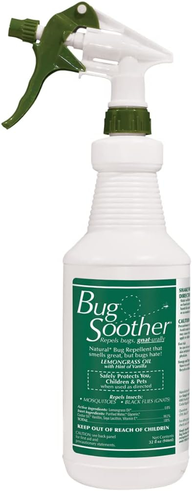Natural Lemongrass and Vanilla 32 oz Bug Repellent Spray