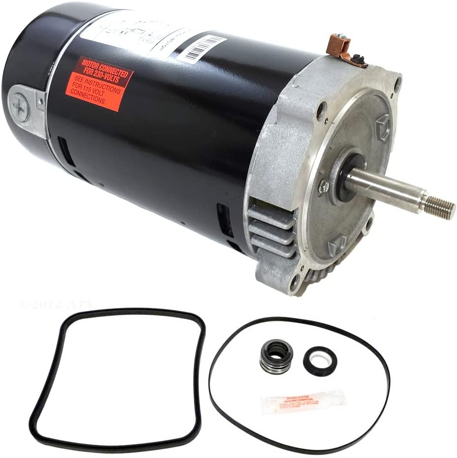 Puri Tech Replacement Motor KIt for Hayward Super Pump 1 HP SP2607X10 AO Smith UST1102 w/ GO-KIT-3