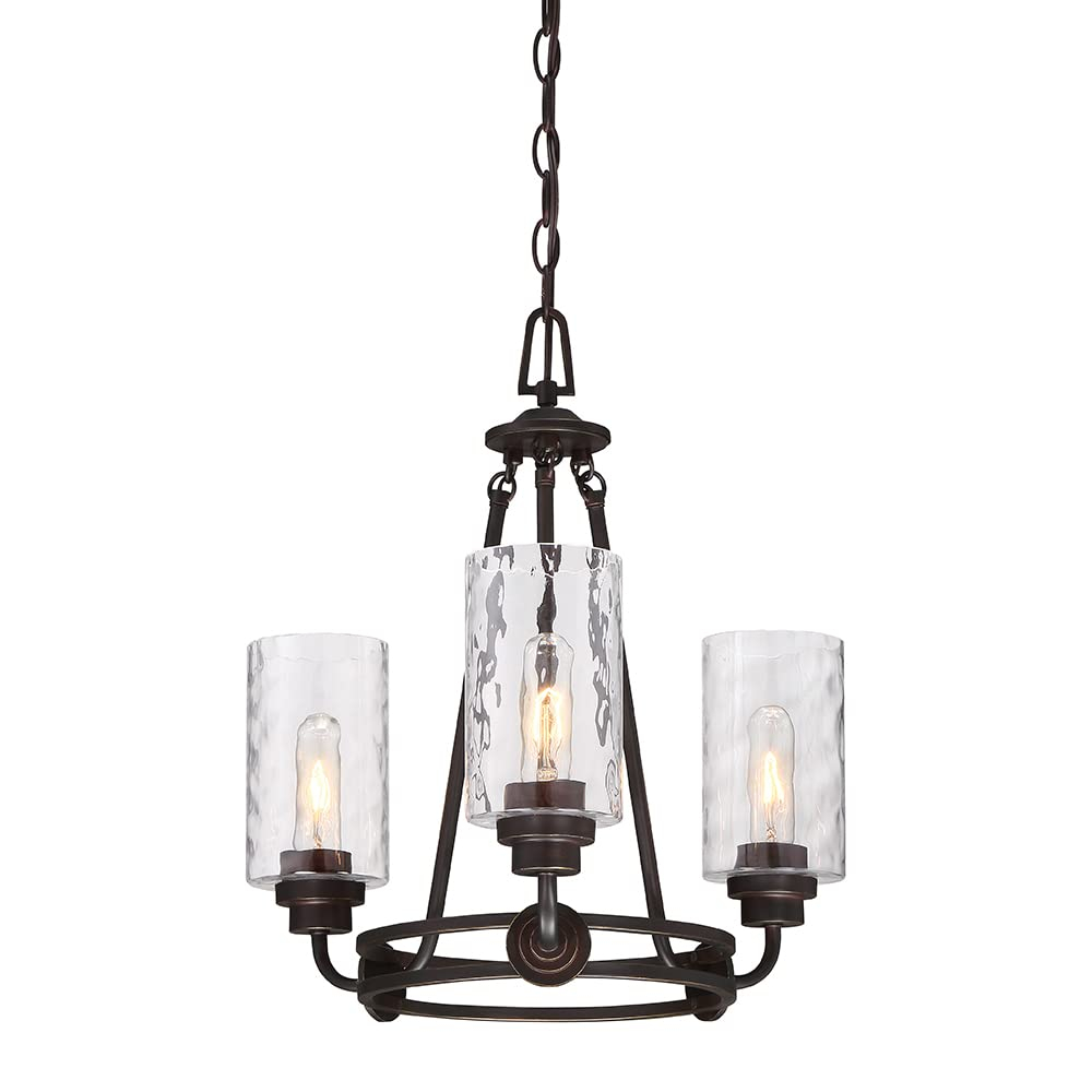 Designers Fountain - Gramercy Park - Three Light Chandelier-Old English Bronze