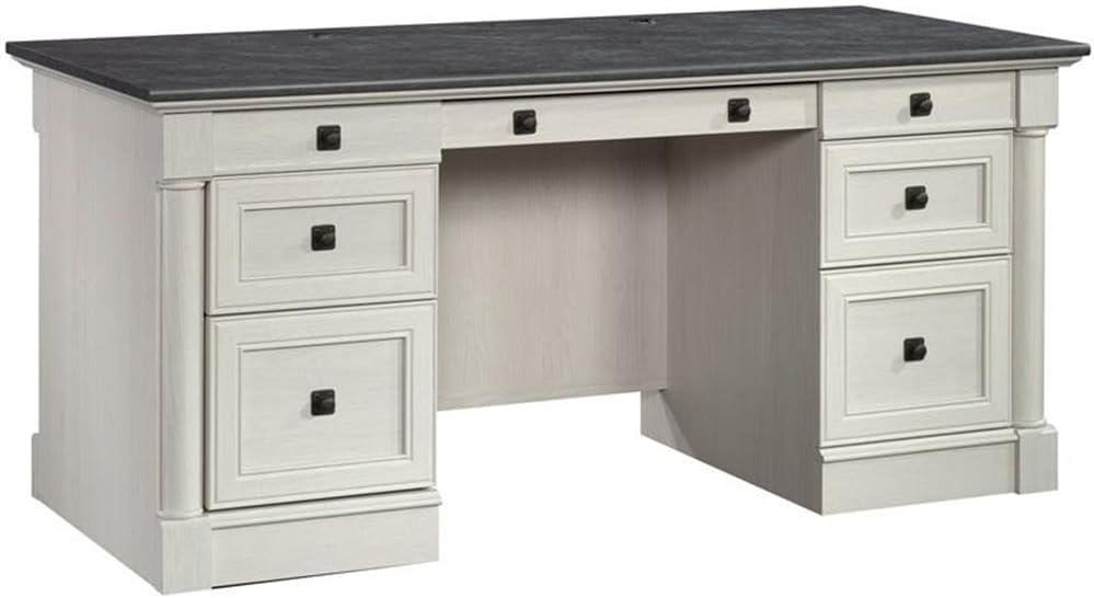 Sauder Palladia Executive Desk, Select Cherry Finish