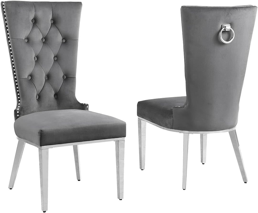 Princeton Tufted Velvet Side Chair Dining Chair