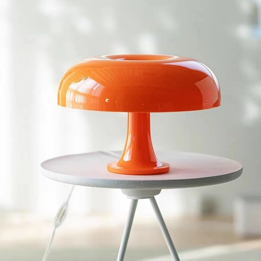 Virwir Mushroom Lamp Retro Vintage Table Lamp Elegant Aesthetic 20W Bedside Night Light for Women Kids Gifts