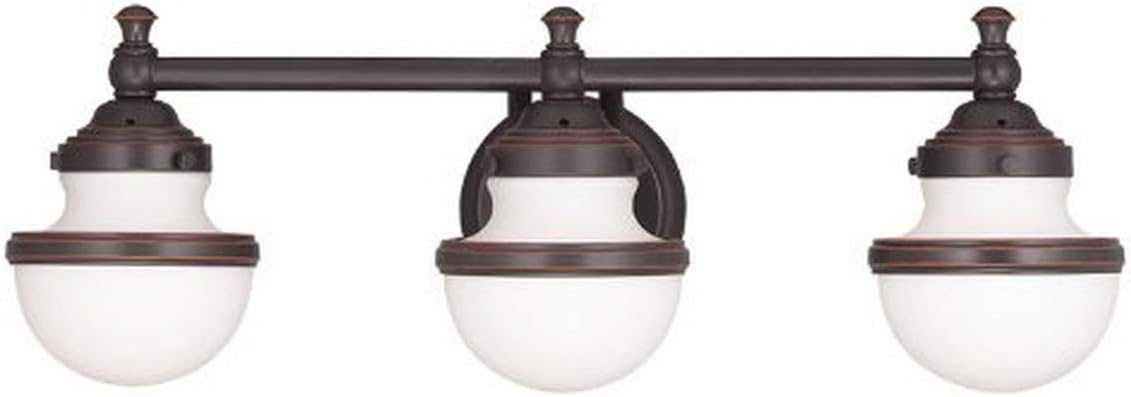 Livex Lighting Oldwick 3 - Light Vanity in  Olde Bronze