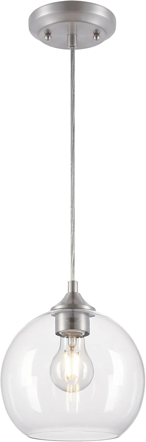 Westinghouse Lighting  Tatze One Light Indoor Mini Pendant - 1-Light Brushed Nickel