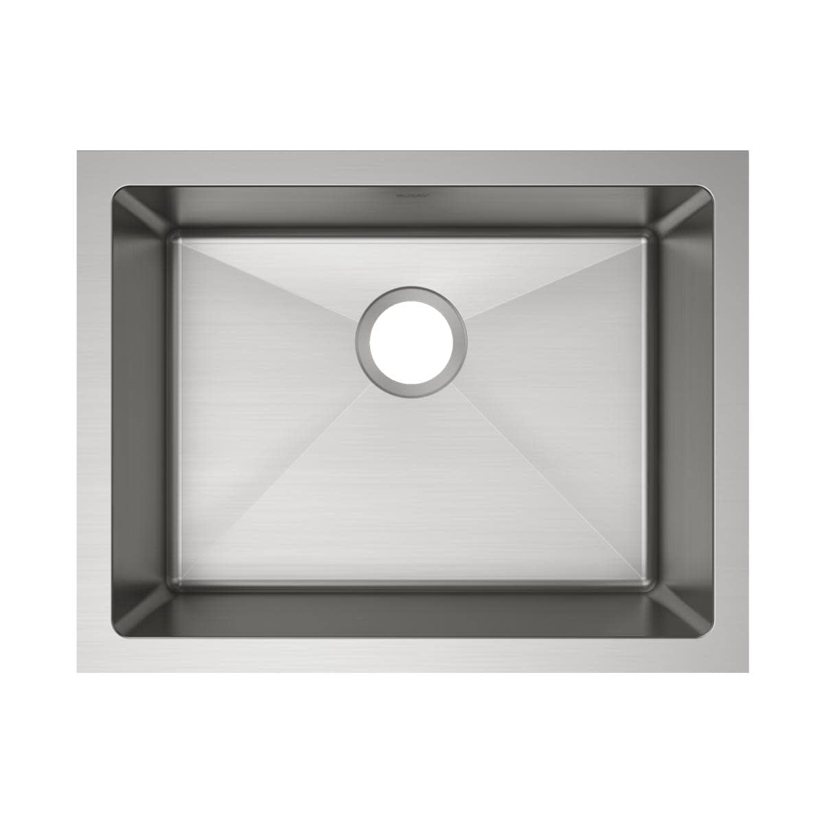 Elkay EFRU2115T Crosstown 23-1/2" Undermount Single Basin Stainless Steel Kitchen Sink - Stainless Steel
