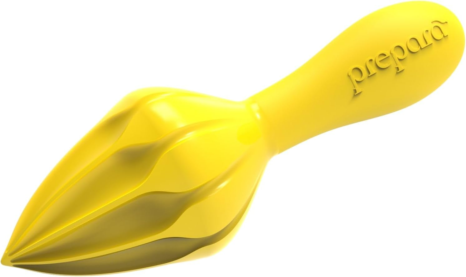 Prepara Juicy Juice Manual Hand Citrus Reamer for Lemons, Limes, and Oranges,Yellow