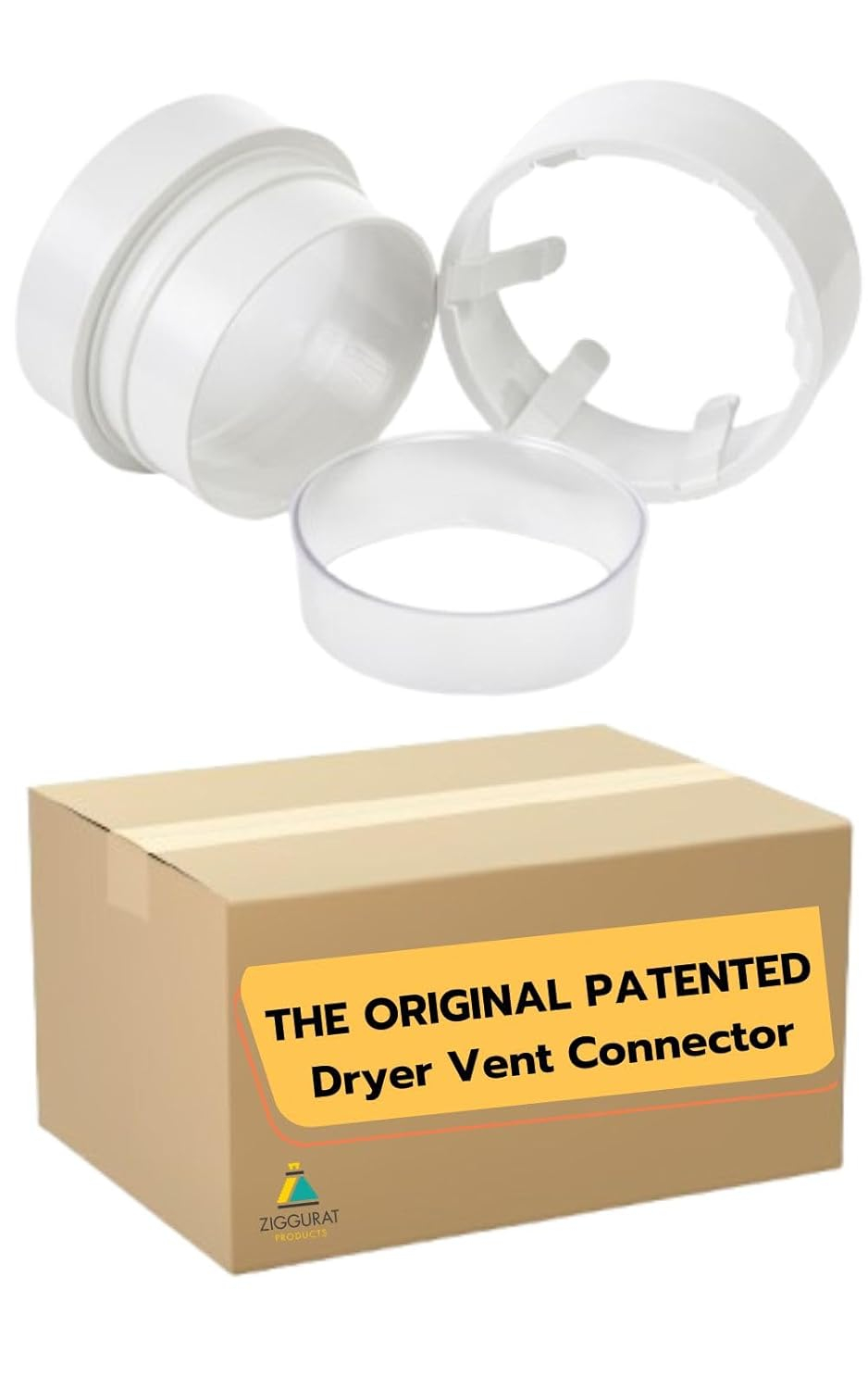 STV-S Dryer Duct Connector - DIY Easy Dryer Vent Hookup Kit - by
