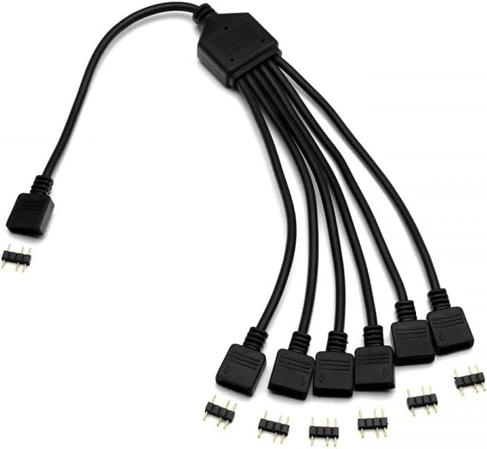 EKWB EK-D-RGB 6-Way Splitter Cable