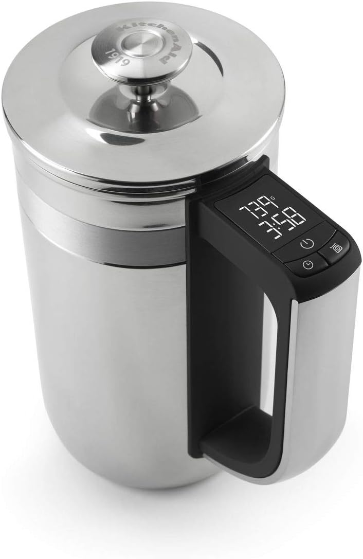 KitchenAid Precision Press Coffee Maker, Stainless Steel, KCM0512