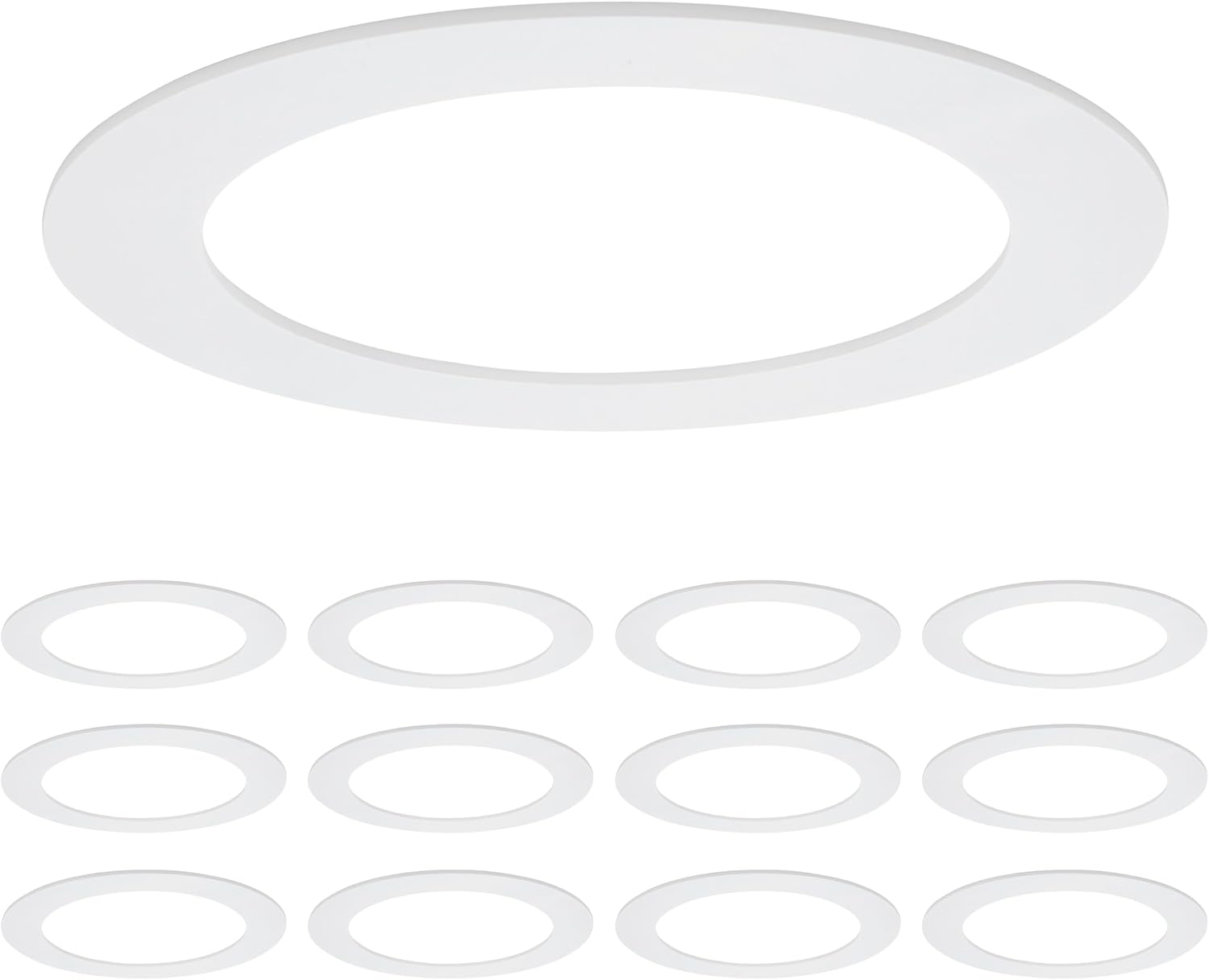 Maxxima Outer 8.6" Inner 6.22" Goof Rings for Recessed Lights, 12 Pack