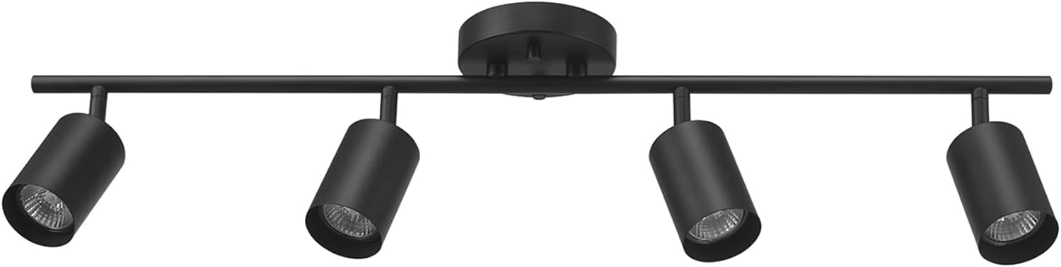 Globe Electric 64000012 4-Light Halogen Track Lighting, Oil-Rubbed Bronze - Quantity 1