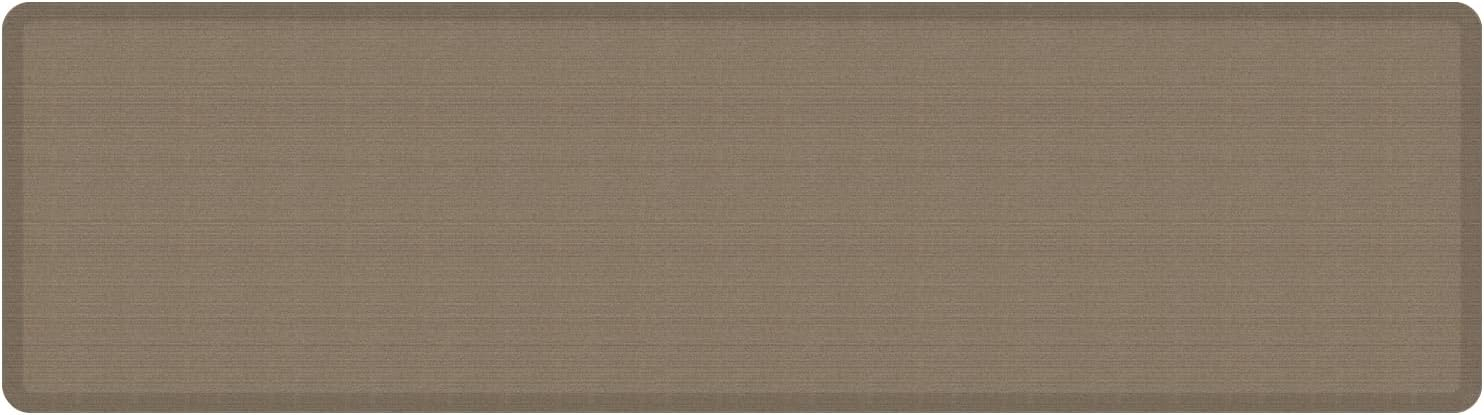Grasscloth Pecan Foam Anti-Fatigue Floor Mat, 48" x 20"