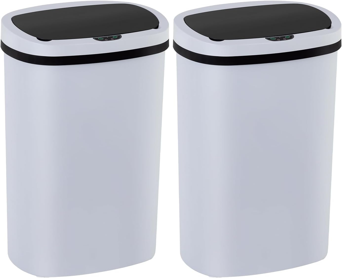 PayLessHere 13 Gallon Trash Can Kitchen Trash Can Automatic Garbage Can with Lid Touch Free High-Capacity Motion Sensor for Home Kitchens Bedroom Bathroom Office Kitchen Waste Bin Wateproof Trash Bin