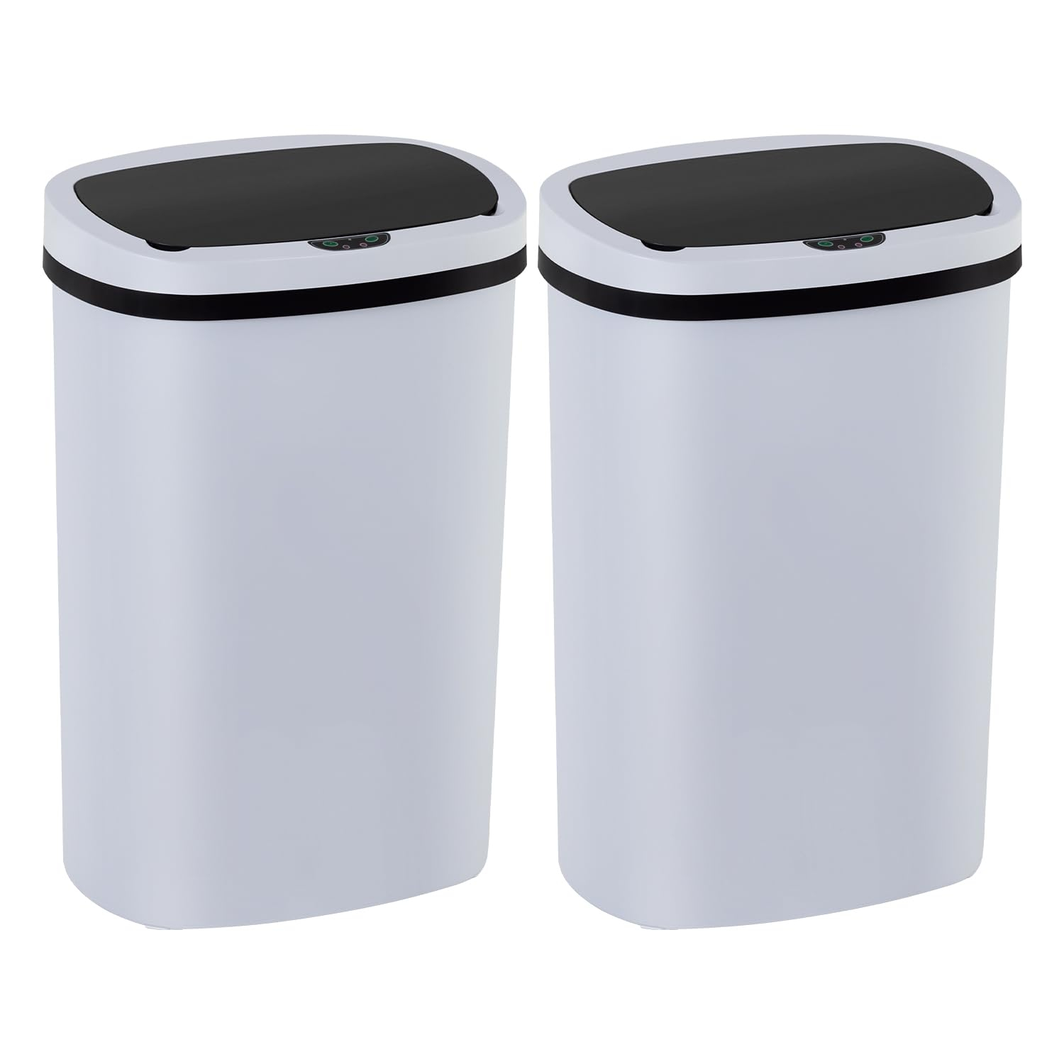 PayLessHere 13 Gallon Trash Can Kitchen Trash Can Automatic Garbage Can with Lid Touch Free High-Capacity Motion Sensor for Home Kitchens Bedroom Bathroom Office Kitchen Waste Bin Wateproof Trash Bin