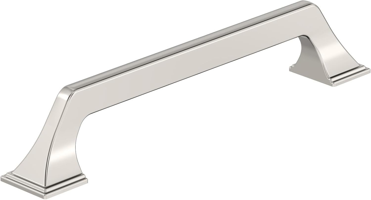 Amerock Exceed 6-5/16 inch (160mm) Center-to-Center Polished Nickel Cabinet Pull